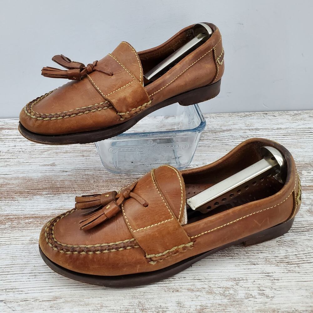 VanEli Leather Tassel Loafer 7